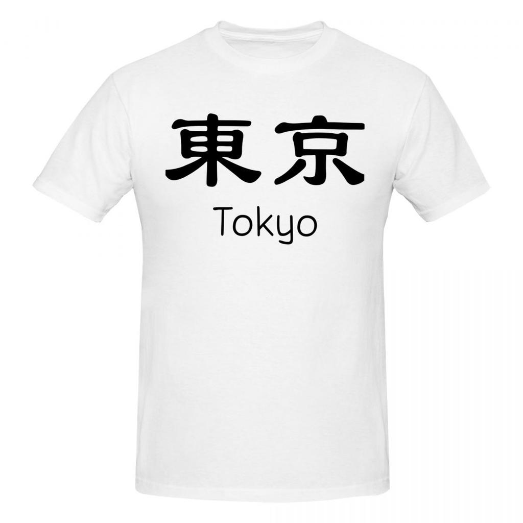 Tokyo Print Vintage T Shirts Graphic Y2k Pops Quality Unisex Wounisex Tshirt Tops