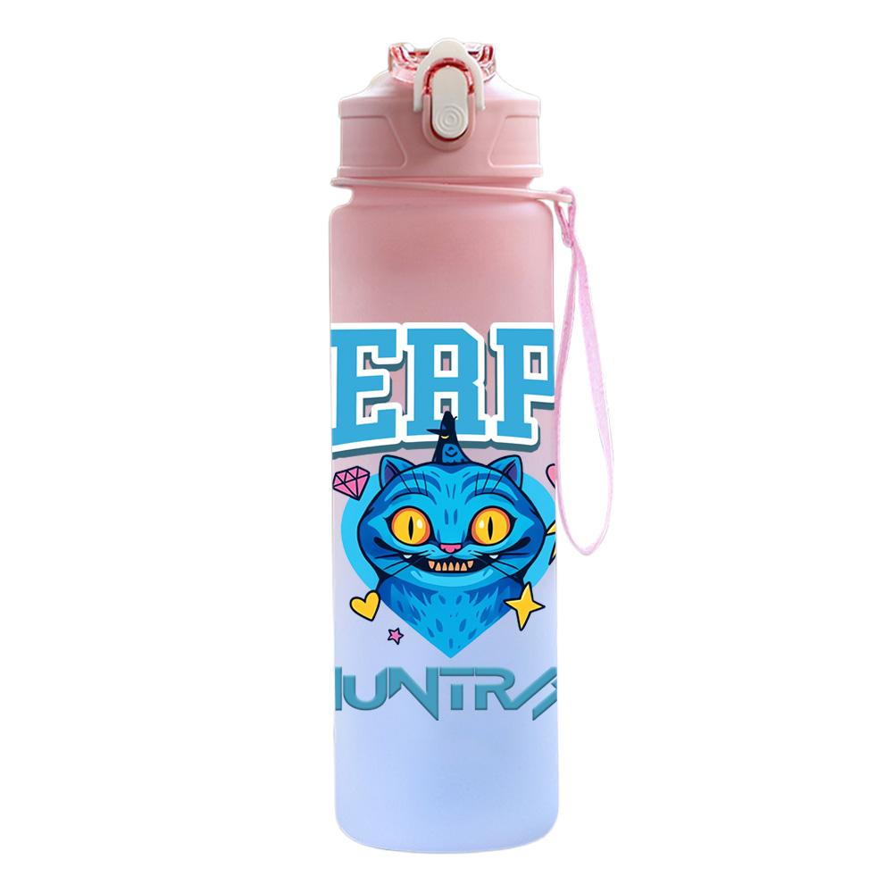 750ml Wasserflasche K-Pop Demon Hunters Bedruckt Große Kapazität Trinkbecher Tragbar Outdoor Sport Wasserbecher Kinder Kinder Geschenk
