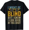 Blind Blindness Awareness Blind People Visually Funny Gift Unisex T-Shirt