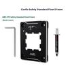 1 Set Black Amd Fastener Anti Bending Bracket Pressing Plate Cnc Aluminum Am5 Cpu Bending Corrector Frame