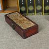 1Pc Retro Antique Pen Box Desktop Storage Organizer for Jewelry Office Supplies and Miscellaneous Items