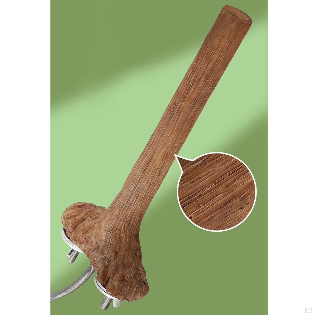 Chauffage Pour Cage Oiseaux - Perchoir Chauffant Anti-Brûlure - USB, Pour Perruches, Canaris, Hamsters
