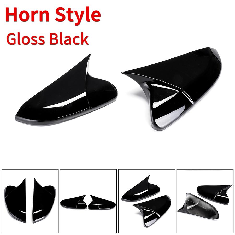 Chrome Rear View Mirror Pillar Trim Cover + Side Mirror Cover Trim Fit For Honda Civic 2016–2019