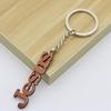 Fashionable Metal Letter/Fish/Crosses Pendant Key Rings Charm for Trendsetters