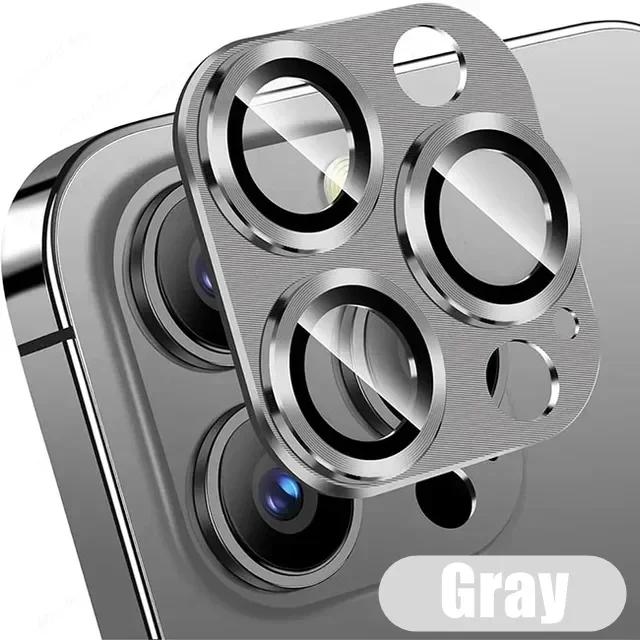 2PCSMetal Camera Lens Protector Glass For iPhone 14 11 12 13 15 Pro Max Back Lens Protective Film For iPhone 15 14 Plus 12 13 Mini
