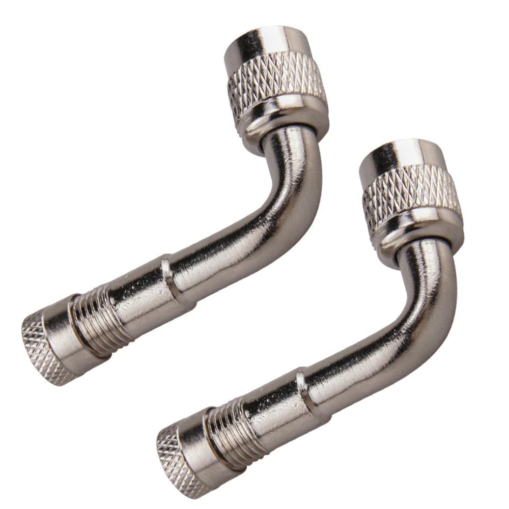 

Адаптер для мотоциклетного воздушного насоса 90° 90° Удлинитель L-образный L-образный воздушный клапан для серебряный