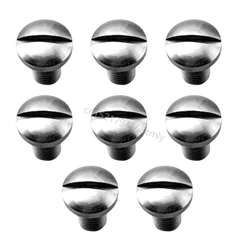 8Pcs Professional Stainless Steel Slotted Grip Screws Replacement for 1911 6XDE