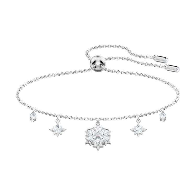 

Swarovski Magic Snowflake Bracelet Women bracelet White Rhodium-Plated 5576695 Box (Random Color)