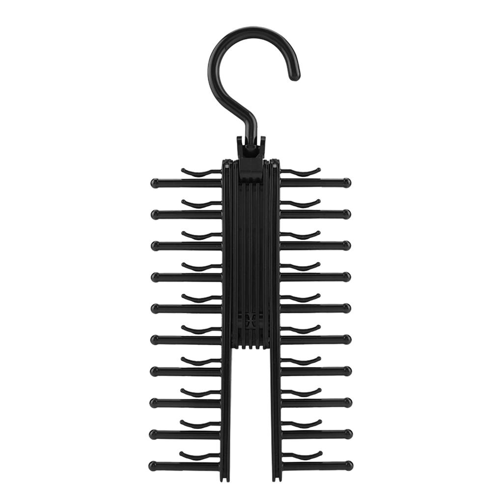 Tie and Belt Holder Holds 20 Ties, for Closet, 360 Degree Rotation, NonSlip, Space Saving