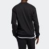 adidas Rose Crew Fleece Warm Lässiger Sportpullover Sweatshirt Herren Sweatshirt Schwarz FP8368