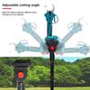Pruning Shears Efficient Fruit Tree Bonsai Pruning Branche Cutter Blue Brushless Cordless Electric Scissors Extension Pole Pruner