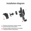 Handyhalter Auto für Porsche Cayenne 2010-2015 Mobiler Halter Spezielle Feste Halterung Basis kabelloser Lade Ständer Innenraum