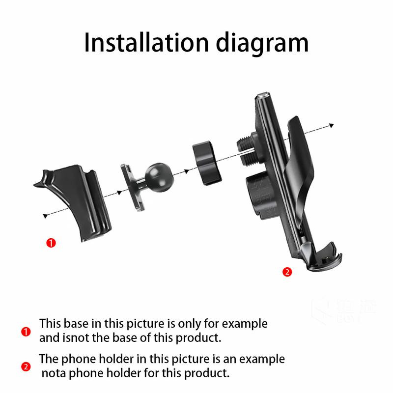 Handyhalter Auto für Porsche Cayenne 2010-2015 Mobiler Halter Spezielle Feste Halterung Basis kabelloser Lade Ständer Innenraum