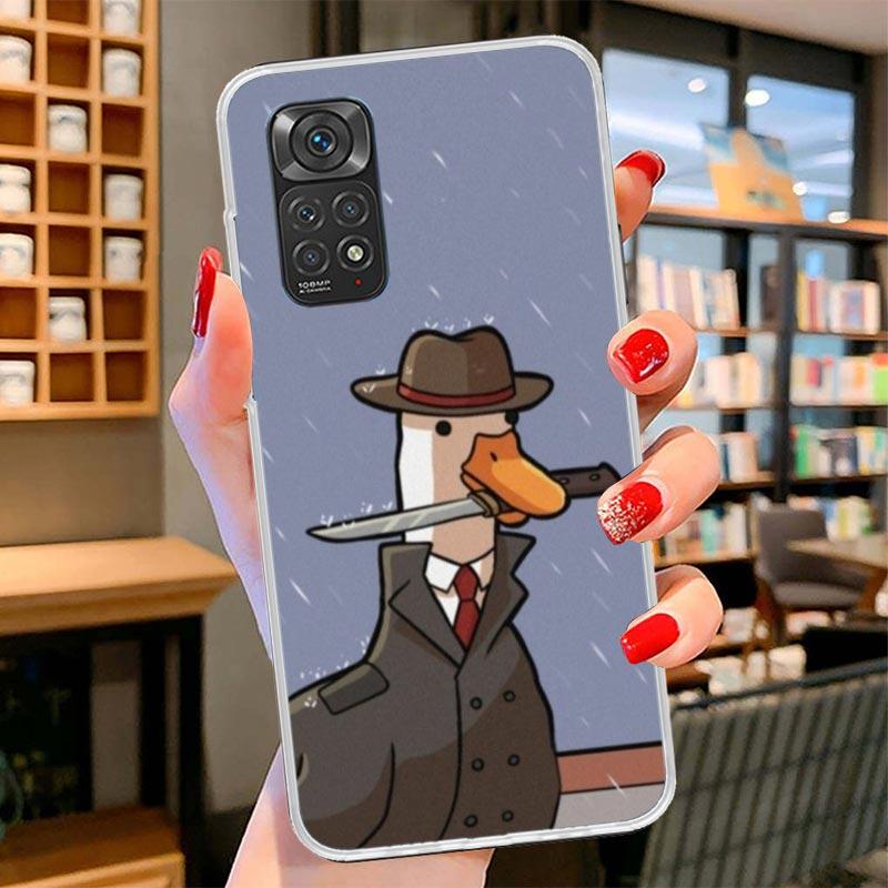 Cartoon Cute Goose Game Cover Phone Case For Xiaomi Redmi Note 15 14 13 12 11 10 Pro Plus 14S 12S 11S 11T 11E 10S Soft Fundas Sh