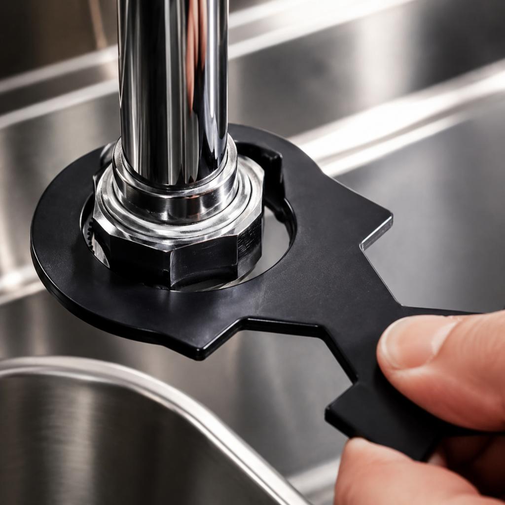Faucet Aerator Valve Core Wrench Tool for Removal and Installation of Faucet Aerator Valve Cores Durable Plastic Construction Handheld Design
