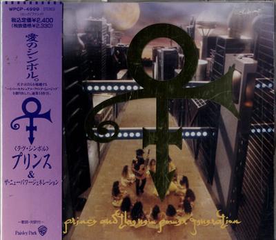 CD PRINCE  THE NEW POWER GENERATION  Love SYMBOL WPCP4999 Paisley Park W 1992 Japan Pop Used