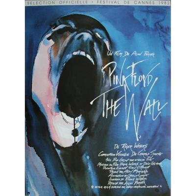 PINK FLOYD THE WALL Original Kinoplakat GEROLLT Kleines Format 53x40cm Filmplakat Nachdruck
