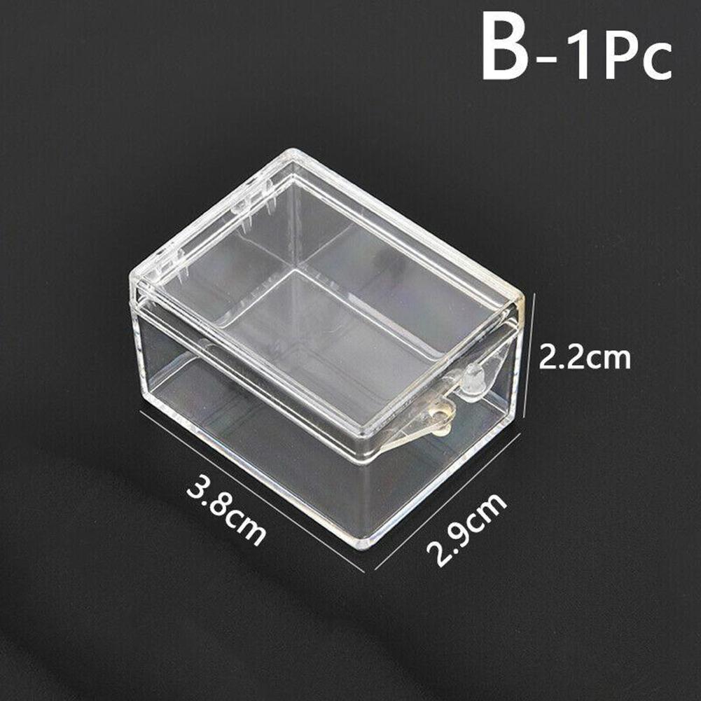 Transparent Storage Case Many Sizes Plastic PC Desktop Storage Boxes Rectangular Insect Specimen Jewelry Display Storage Boxes