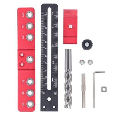 Cabinet Hardware Jig Aluminum Alloy Drawer Pull Drill Guide Adjustable Punch Locator Cabinet