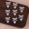 Luxury Sweet Lace Bow & Heart Pendant Nail Art Decoration