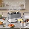 Electric Heated Lunch Box With Removable Inner Pot For Office Use