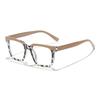 Retro Square Frame Transparent High Definition Anti Blue Light Reading Glasses Men Women Fashion Computer Presbyopia Eyeglasses