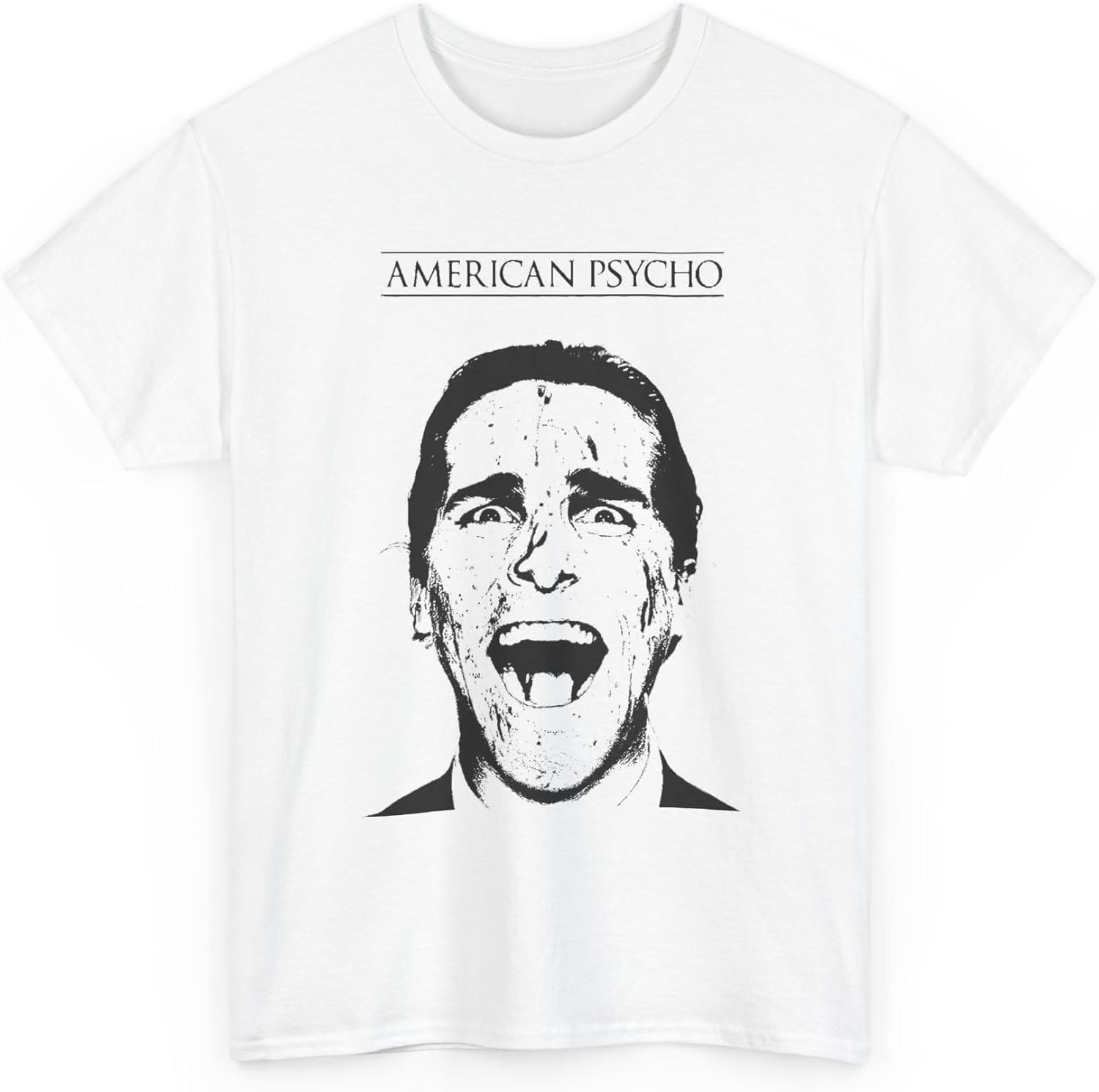 American Psycho Tee 100% Cotton Aesthetic Patrick Bateman Shirt XXXL