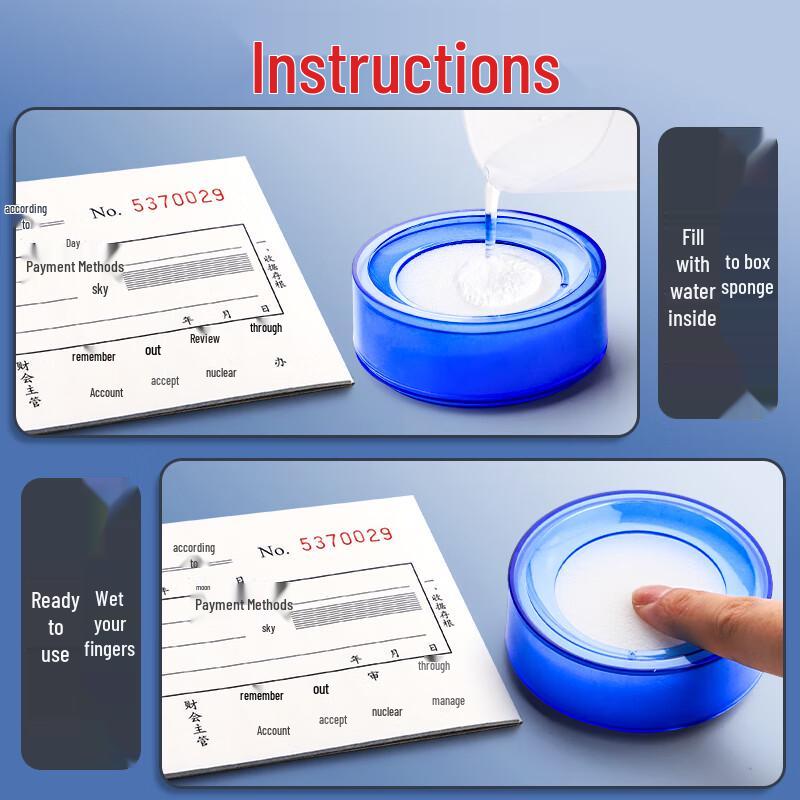 HC Finger Wetting Sponge Cup