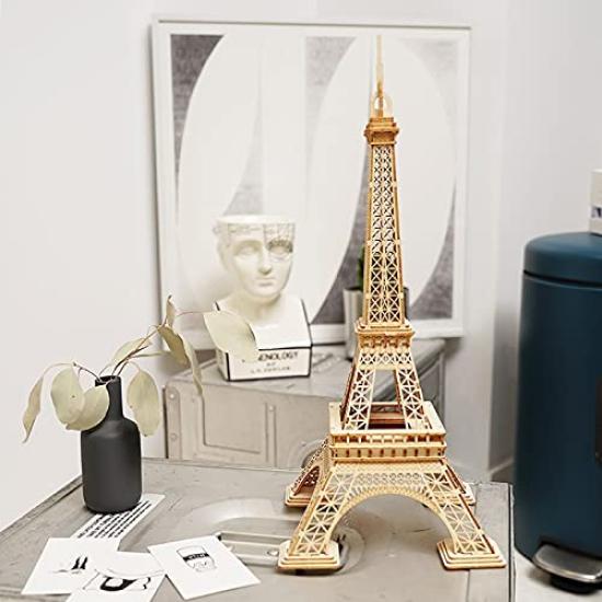Tsukurun 3D Wood Puzzle TG501 Eiffel Tower Instructions Desu® (Japanese Included)