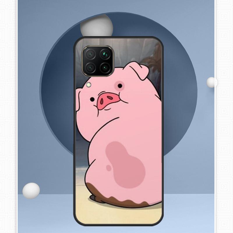 Cute Pink Pig For Huawei Nova Y72 Y90 Y61 Y91 Y60 Y70 12s 12i 11i 8i 9 10 SE P20 P40 Lite P60 P30 Pro Case