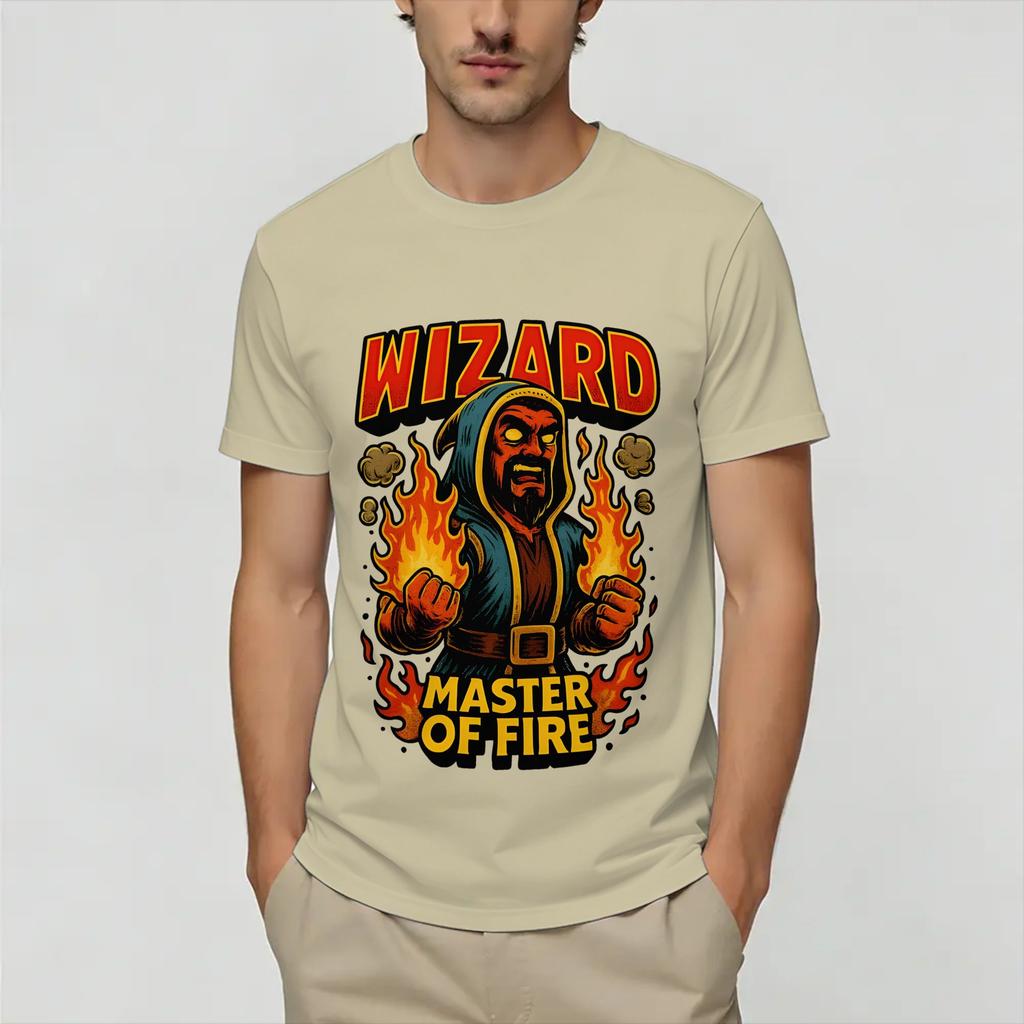 Clashes Royaleds Camiseta 100% Algodón para Hombre Playa Vintage Camisetas Cómoda Harajuku Camiseta Ropa Casual Oversize