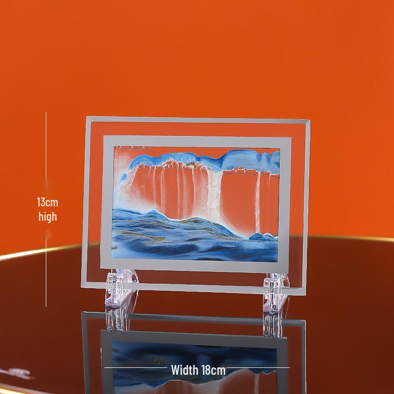 

Креативные 3D песочные часы с зыбучим песком: Декор для рабочего стола с жидким движением и уникальный подарок