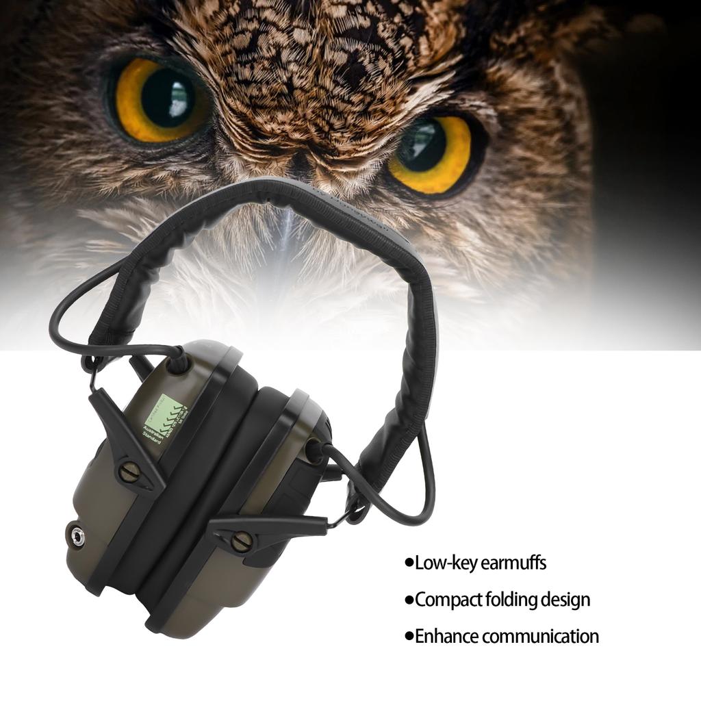 Noise Reduction   Earmuffs Ear   Foldable Shooters Hearing   Earmuff