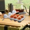 Six Eggs Capacity Travel Friendly 6 Eggs Box For Camping Enthusiasts Ensures Freshness With Airtight Closure System