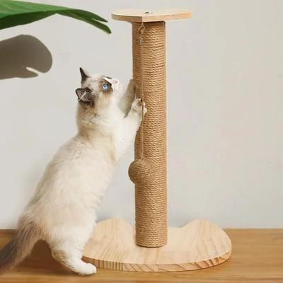 50M Sisal Rope Wear-resistant Reusable Cat Climbing Frame Replacement Rope 8MM Diameter Durable DIY Scratching Post Toy Rope