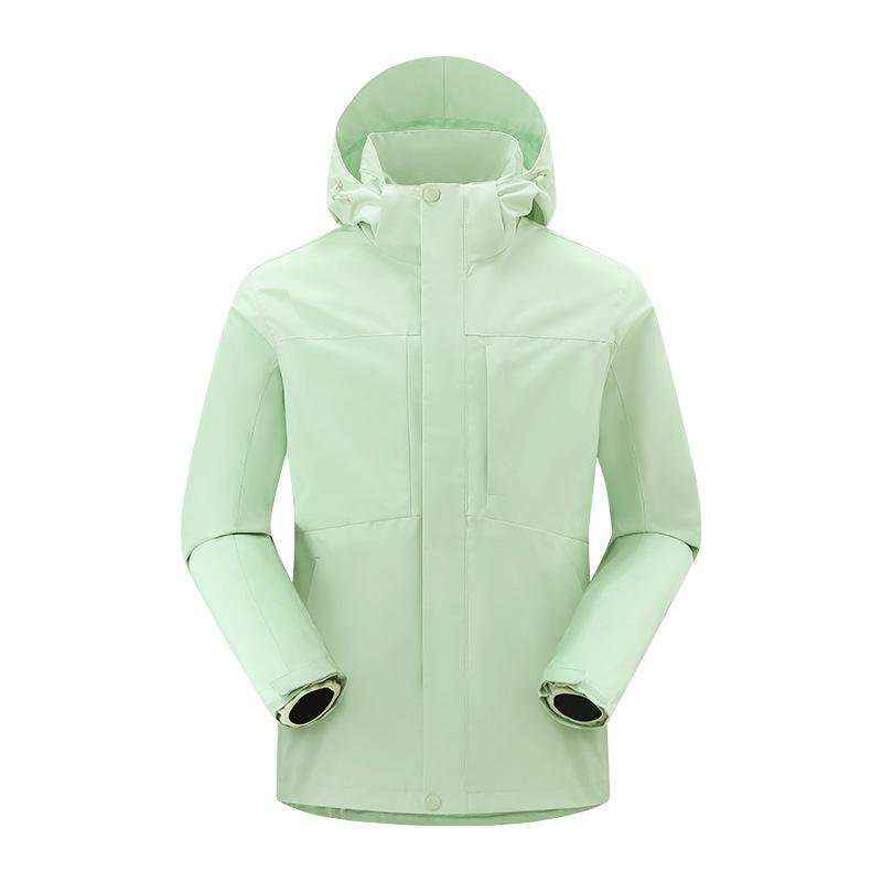 Men's and Women's Three-in-One Waterproof Windbreaker - Oilproof Workwear & DuPont Mountaineering Jacket (Custom Logo Available)