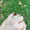 Zultanite Stone Silver Ring, 925K Sultanite Ring, Turkish Diaspore, Oval Zultanite Ring, Stone Changes Color During the Day - Perfect Anniversary Gift
