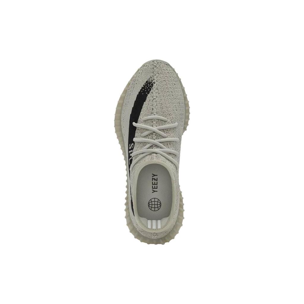 adidas Mens Yeezy Boost 350 V2 Slate Unisex Sneakers Cream Core-Black HP7870