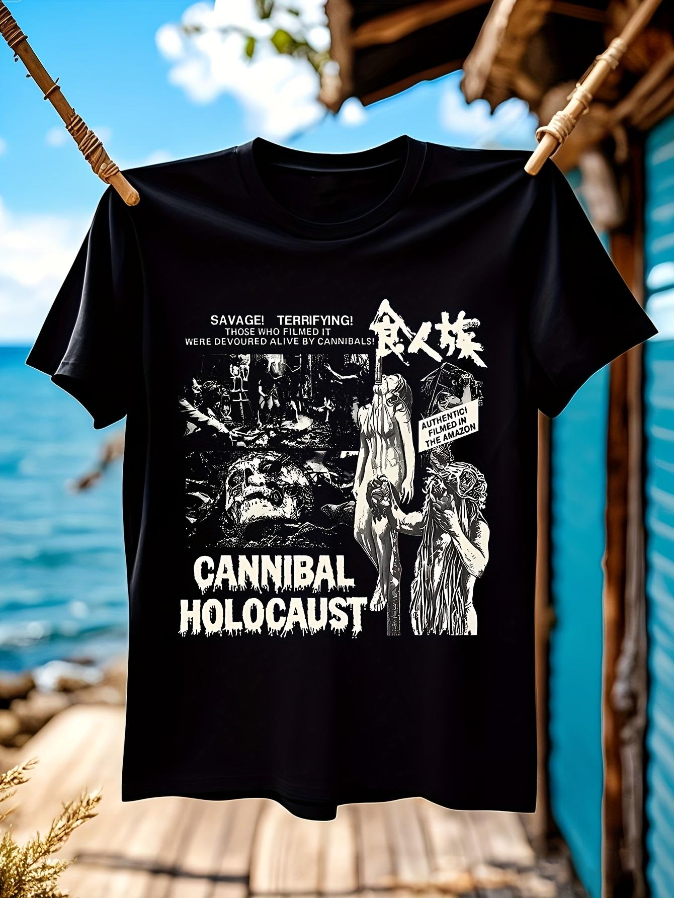 Cannibal Holocaust Graphic Tshirt Vintage Horror Movie Te... XL