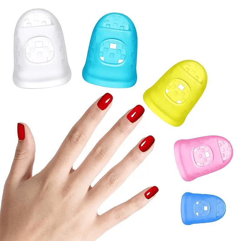 Left-Hand Guitar Finger Sleeves for Fish Glue Page-Turning & Playing Cots