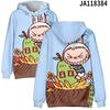 2025 New LABUBU Printed Children's Hoodie Cute Cartoon Style Girls' Hoodie Sportswear Casual Comfortable Style Top