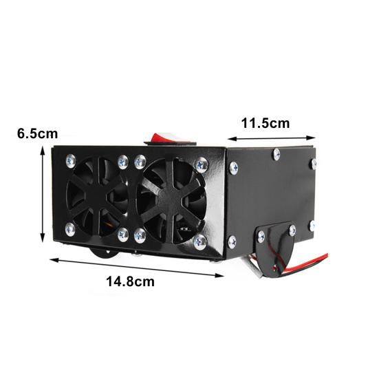 1 Set Car Heater 12V 500W High Power Quick Heating Universal SUV Truck Auto Portable Space Heater Cooler Windshield Defroster