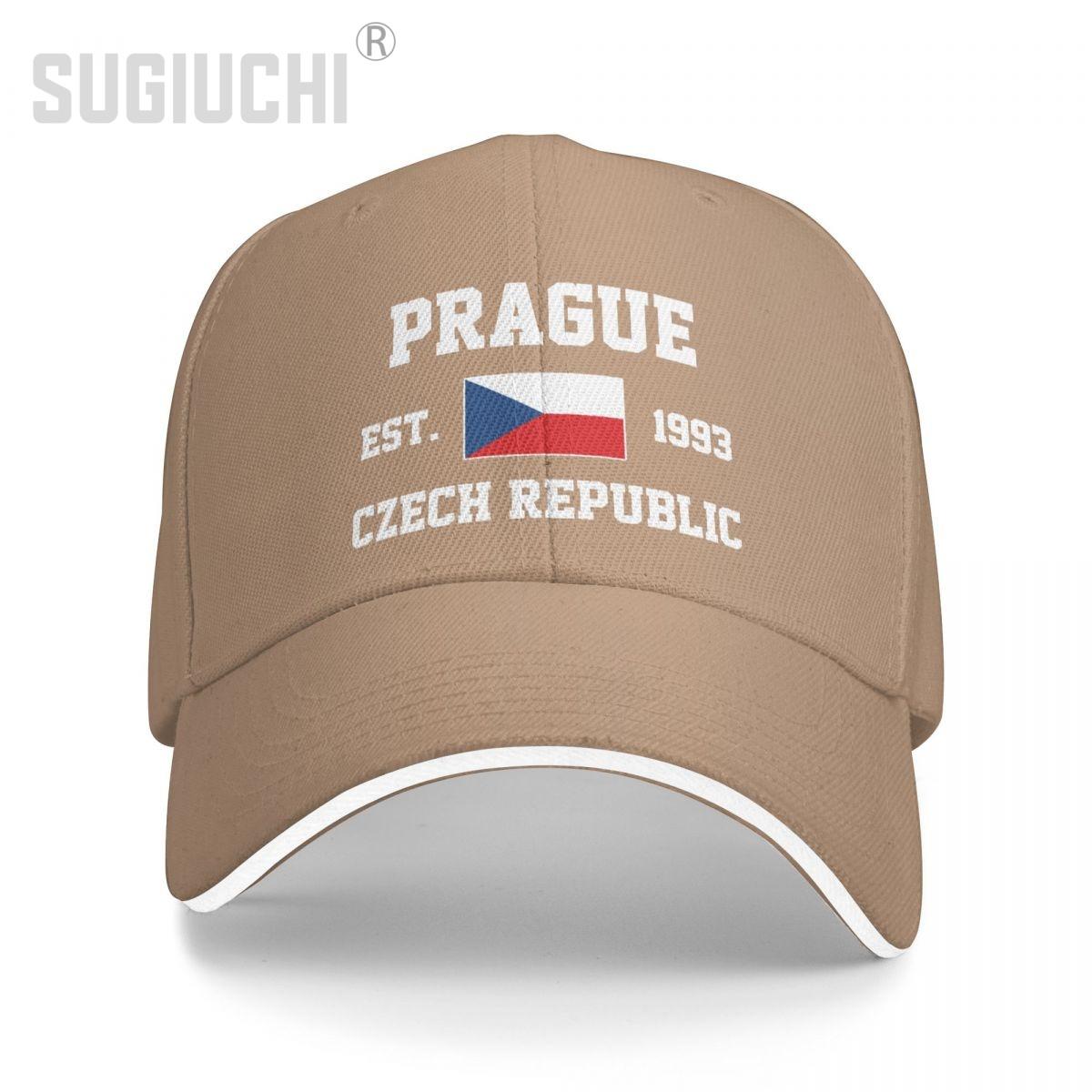 

Бейсболка Чеська Республіка EST.1993 Prague Capital Unisex WoUnisex Caps унісекс для хіп-хопу Snapback Golf Hat Fishing One Size