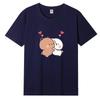 Women Panda Bear Cartoon T Shirt Cute Tshirts Cotton Short Sleeve Girls Print Tees O-Neck Kawaii Tops Casual