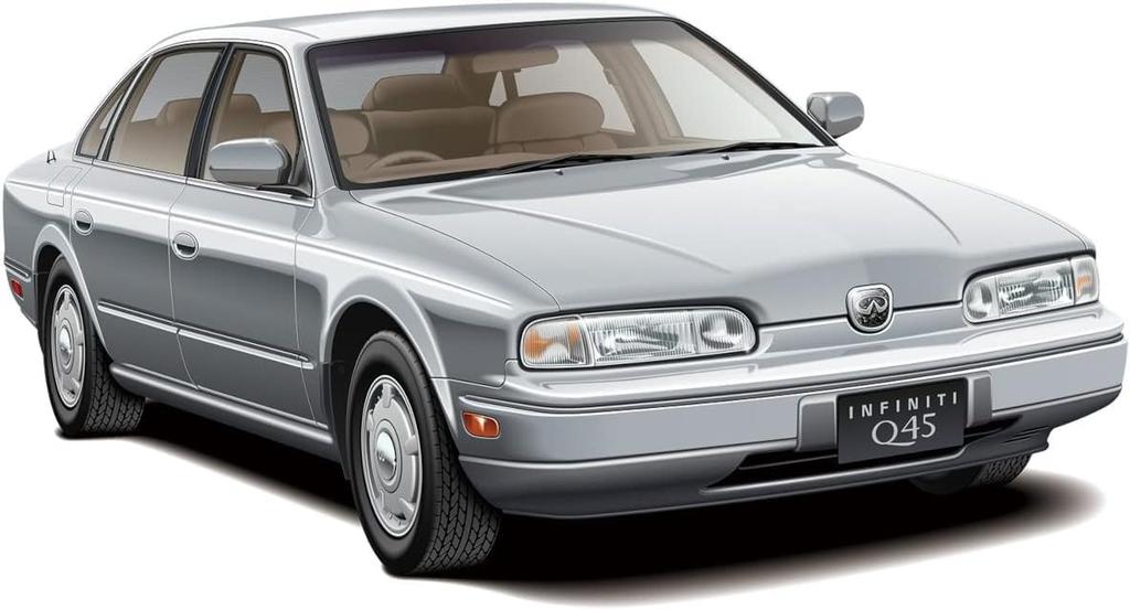 Aoshima Bunka Kyozai The Model Car Series Nissan G50 President Q45 Plastic Model (AOSHIMA) 1/24 JS/Infiniti '89