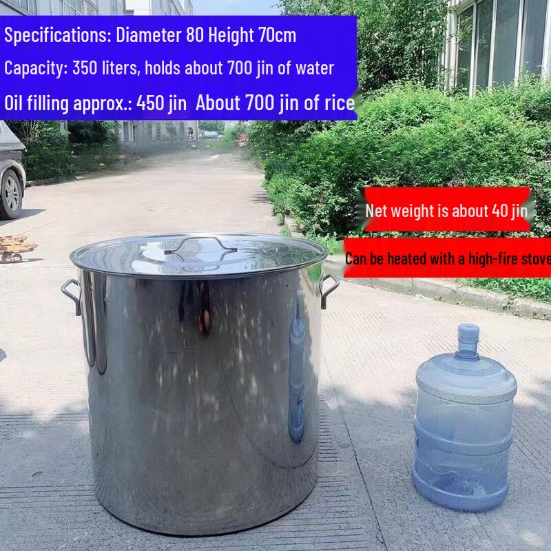 Stainless Steel Thickened Stockpot with Lid