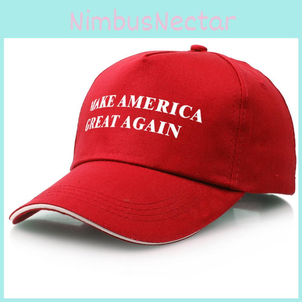 America Make Great Again Maga Hat Donald Trump Republican Adjustable Red Cap