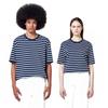 FELDSPAR BROOK 30-Count Striped Ribbed Color Block T-Shirt [Navy/White]
