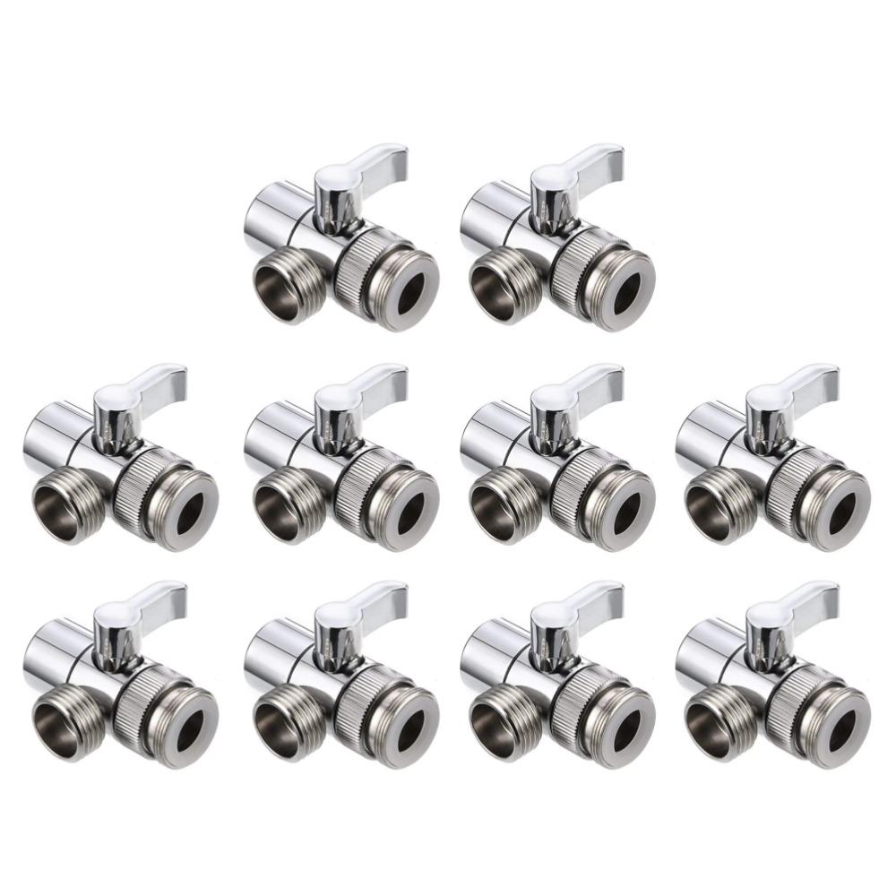 Switch Faucet Adapter Water Tap Connector Sink Splitter Diverter Valve Leak-Proof Faucet Connector for Toilet Bathroom Kitchen