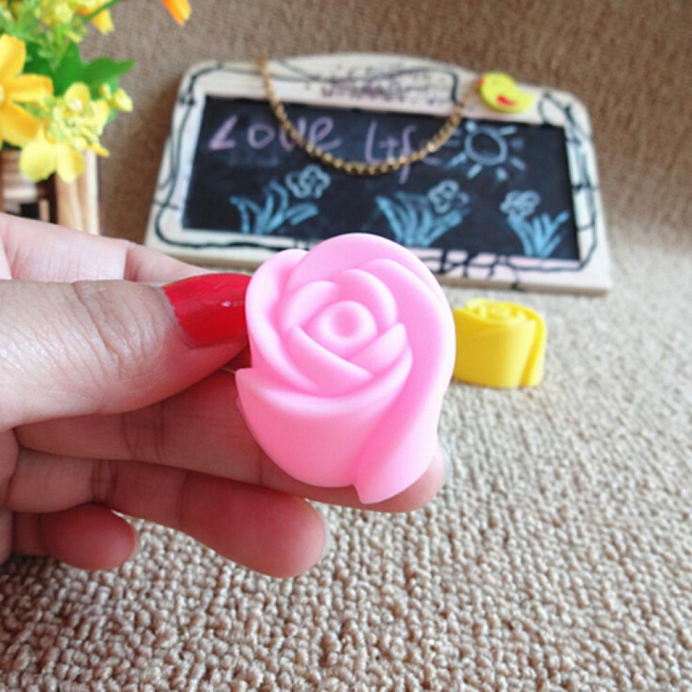 8pcs Kitchen Tools Jelly Chocolate Rose Flower Silicone Baking Mould Cup Cake Mold Cookie